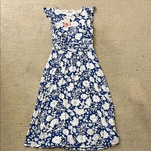 Boden NWT midi jersey flutter dress 6